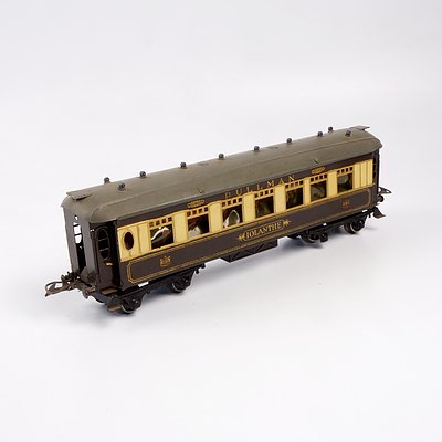 Vintage Hornby O Scale Pullman Iolanthe Passenger Car Model Carriage