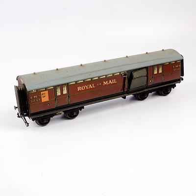 Vintage O Scale LMS 3251 Royal Mail Car Model Carriage