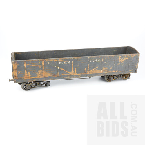 Large Vintage Timber Train Carriage