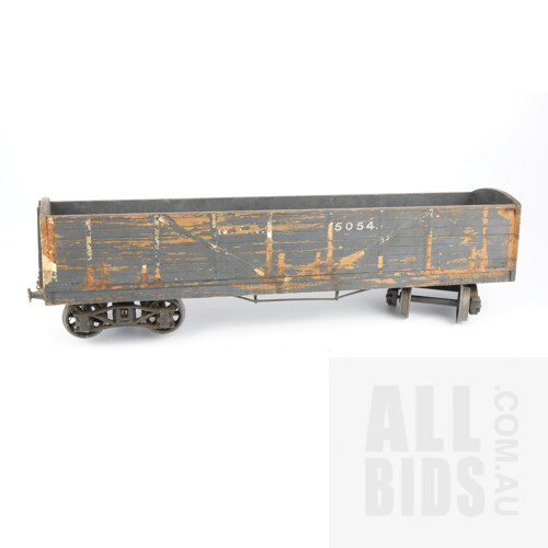 Large Vintage Timber Train Carriage