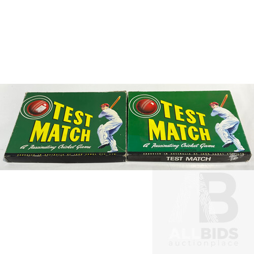 Vintage Test Match Games, Fascinating Cricket Game, Produced in Australia (2)