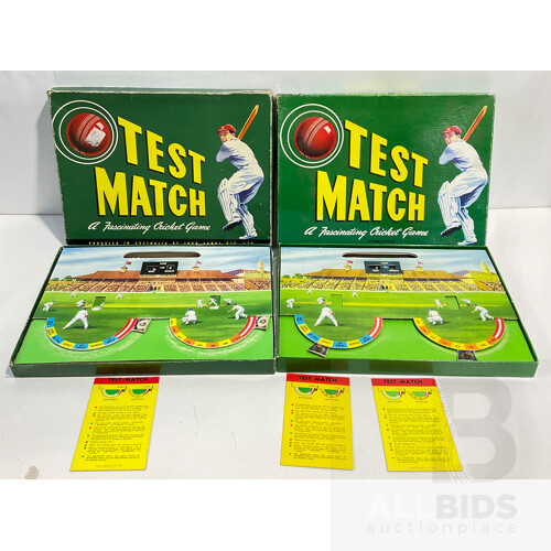 Vintage Test Match Games, Fascinating Cricket Game, Produced in Australia (2)