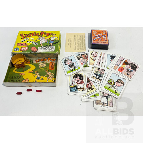 Vintage Games, Snakes and Ladders, 3 Little Pigs, Comic Families, Paddy Mcginty’s Goat (4)