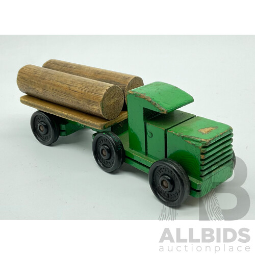 Vintage Toycraft Australia Truck With Trailer