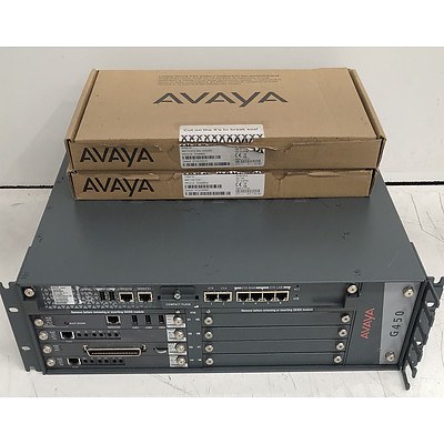 Avaya (9630G) IP Office Phones (Lot of 540) & Avaya G450 Media Gateway Appliance w/ Additional Accessories