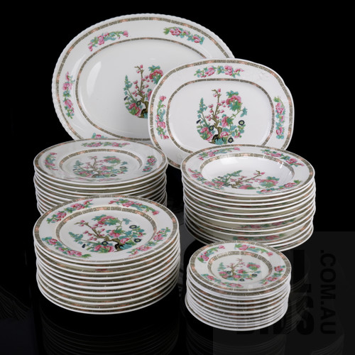 Mintons 'Indian Tree' Pattern Porcelain Dinner Service, 48 Pieces