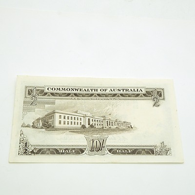 Commonwealth of Australia Coombs / Wilson Ten Shilling Note, AH53 677749
