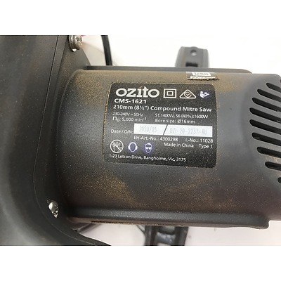 Ozito 210mm Compound Mitre Saw