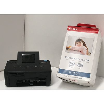 Canon Mobile Photo Printer Including Paper & Ink