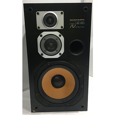 Marantz LS-60 Stereo Speakers - Lot Of Two