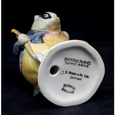 Beswick Beatrix Potter Figurine - Tommy Brock 1955