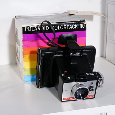 Vintage Polaroid Colorpak 80 Camera with Original Box