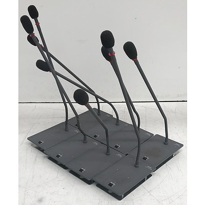 BeyerDynamic MCS 501 Delegate Microphone Unit - Lot of Eight