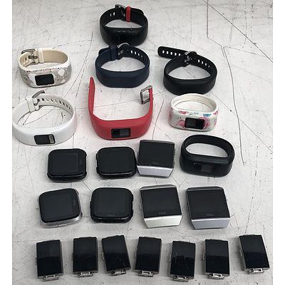 Bulk Lot of Assorted Fitbit Fitness Trackers