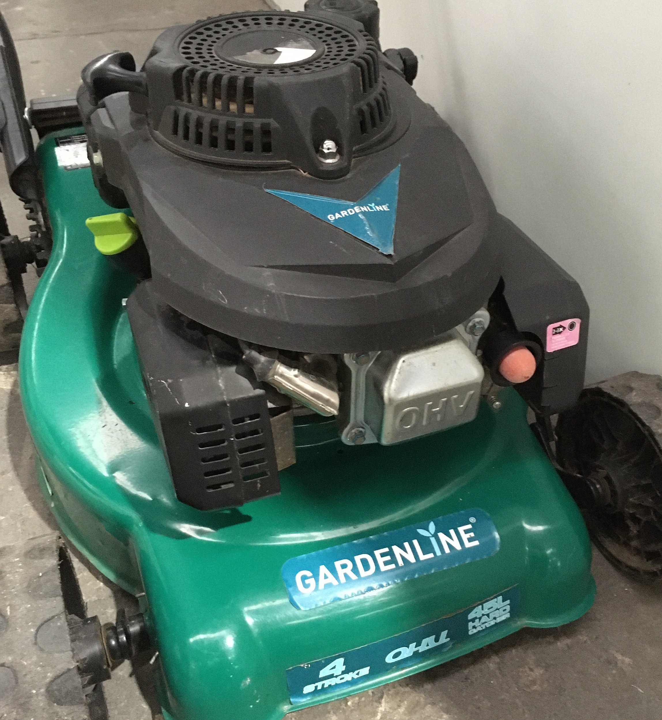 Gardenline 4 stroke discount mower