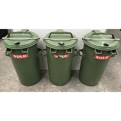 Sulo Bins -Lot Of Three