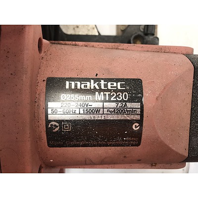 Maktec 255mm Compound Mitre Saw