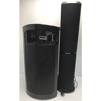 Sony and Teac Ipod Dock Speakers