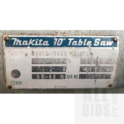 Makita 2400 10Inch Table Saw