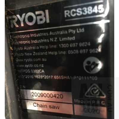 Ryobi RCS3845 18 Inch Bar Chain Saw