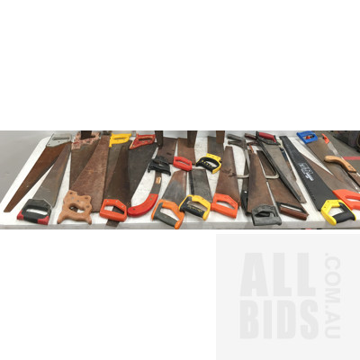 Assorted Saws - Lot Of 30