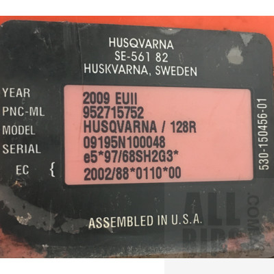 Husqvarna 128R, 2009, 2 Stroke Petrol Brushcutter