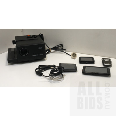 Zeiss Ikon Slide Projector And GPS Monitor Unit And Accessories