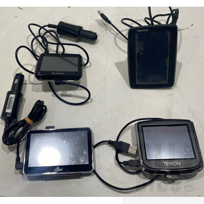 Set of 4 GPS - Car Navigation Equipment