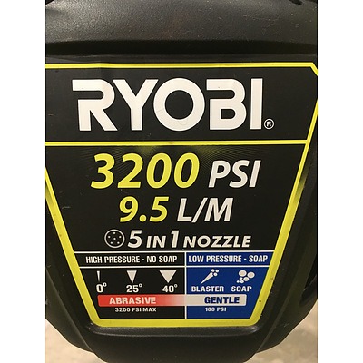 Ryobi 190cc 4 Stroke Pressure Washer - RPW3200
