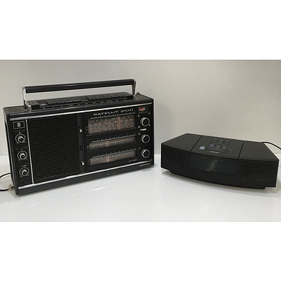 Bose Wave Radio/CD Player & Retro Grundig Satellit 2100 - Lot Of Two