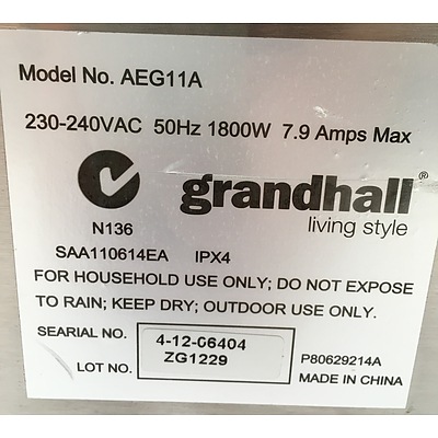 Grandhall Outdoor Electric BBQ (AEG11A)