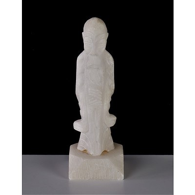 Chinese Hardstone Figure of a Wise Man
