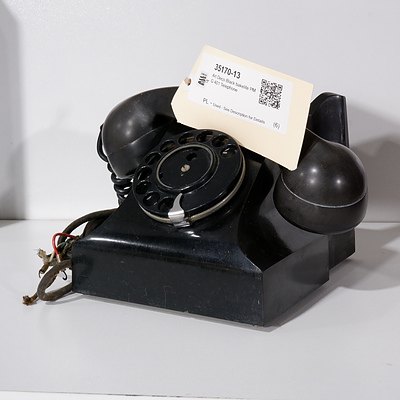 Art Deco Black bakelite PMG 401 Telephone