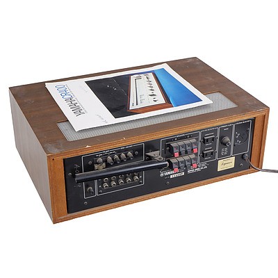 Vintage Yamaha CR-400 Stereo Receiver and Teac TS-130 Turntable (2)