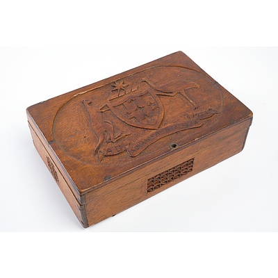 Vintage Hand Crafted Advance Australia 1933 Box