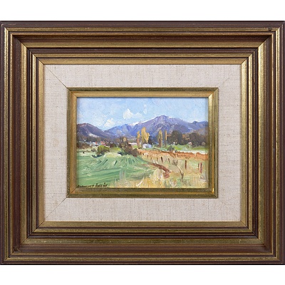 Desmond Hellier (1916-2006), Untitled (Landscape), Oil on Canvas on Board