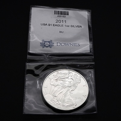 2011 American $1 Eagle 1oz Silver Coin