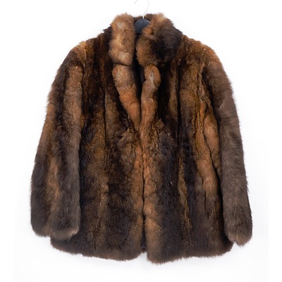 Vintage Mooneys of New Zealand Possum Fur Coat