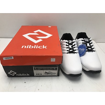 Niblick Oakmont Mens Size 13 White Golf Shoes