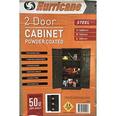 Hurricane Two Door Steel Cabinets
