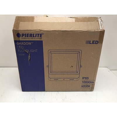 Pierlite Shadow 10000LM Flood Lights -Lot Of Two