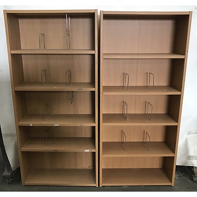 Criterion Furniture Filing Shelves -Lot Of Two