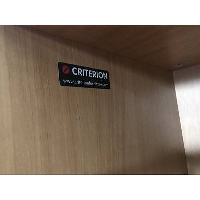Criterion Furniture Filing Shelves -Lot Of Two