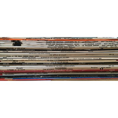 Collection of assorted Vinyl Records - Lot Of 42