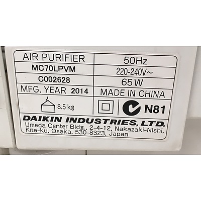 Daikin Air Purifier (MC70LPVM)