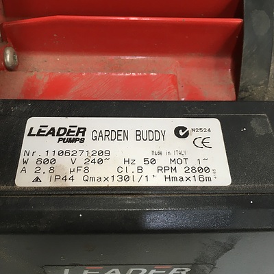 Leader Pumps Garden Buddy Water Pump