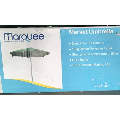 Marquee Market Umbrella And Ryobi Blower Vac Bag