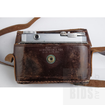 Vintage Kodak Retina IIa Flm Camera with Original Leather Case