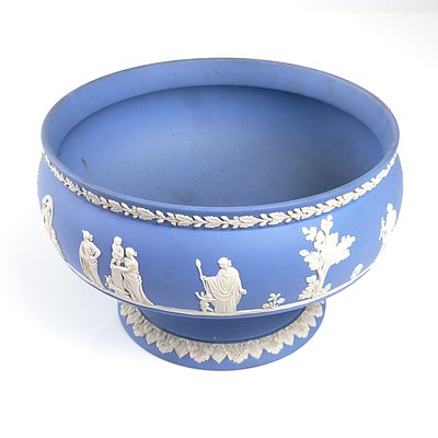 Vintage Wedgwood Jasperware Comport with Classical Decoration