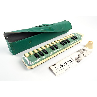 Vintage Hohner Melodica Soprano in Case with Instructions